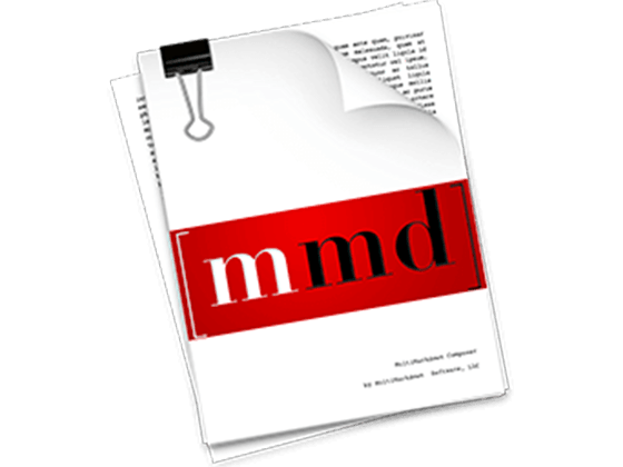MultiMarkdown Composer Pro 4.5.12 文本编辑工具