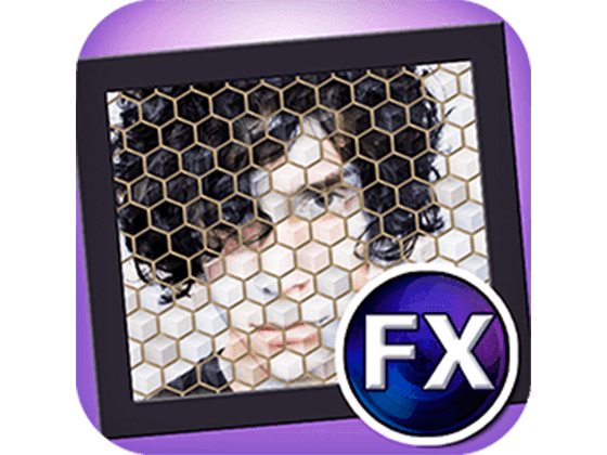 JixiPix Kyoobik Photo 1.34 照片格子效果制作工具